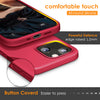 DTTO Compatible with iPhone 13 Mini Case, Shockproof Silicone [Romance Series] Cover [Enhanced Camera and Screen Protection] with Honeycomb Grid Cushion for iPhone 13 5.4 inch 2021, Black