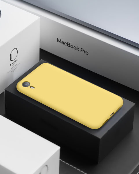 DTTO Compatible with iPhone XR Case, [Romance Series] Silicone Case with Hybrid Protection for iPhone XR 6.1 Inch - Black