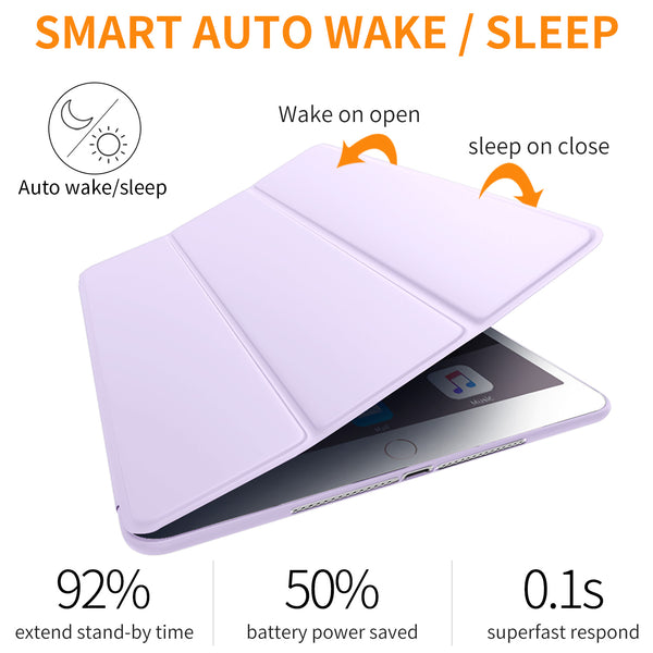 iPad Mini Case for iPad Mini 3/2 / 1, DTTO Ultra Slim Lightweight Smart Case Trifold Cover Stand with Flexible Soft TPU Back Cover for iPad Apple Mini, Mini 2, Mini 3 [Auto Sleep/Wake],NavyBlue