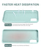 DTTO Compatible with iPhone 11 Case, [Romance Series] Full Covered Silicone Cover [Enhanced Camera and Screen Protection] with Honeycomb Grid Pattern Cushion for iPhone 11 6.1” 2019, Mint Green