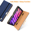 DTTO New iPad Mini 6th Generation Case 8.3 Inch 2021, Premium Leather Business Folio Stand Cover with Built-in Apple Pencil Holder-Auto Wake/Sleep and Multiple Viewing Angles-Black
