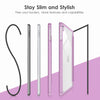 DTTOCASE for iPad 6th / 5th Generation 9.7 inch Case (2018/2017), iPad Air 2 & 1 (2014/2013) Case, Clear Back, Smart Cover [Built-in Pencil Holder, Auto Sleep/Wake] - Rose Gold