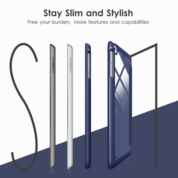 DTTOCASE Slim Clear Case for iPad Mini 4 5 3 2 1 (7.9 inch),TPU Shockproof Frame Cover[Support Auto Sleep/Wake] for iPad Mini 1st 2nd 3rd 4th 5th Generation - Rose Gold