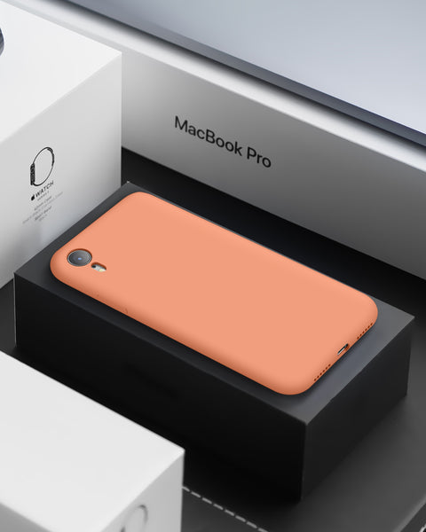 DTTO Compatible with iPhone XR Case, [Romance Series] Silicone Case with Hybrid Protection for iPhone XR 6.1 Inch - Black