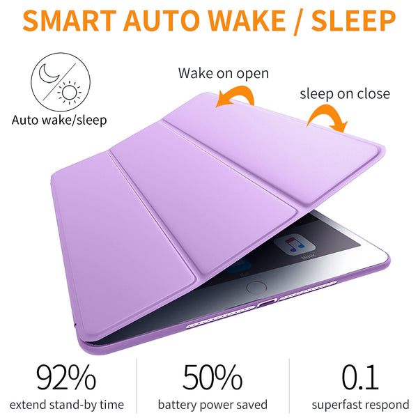 DTTO Case for iPad Mini 4,(Not Compatible with Mini 5th Generation 2019) Ultra Slim Lightweight Smart Case Trifold Stand with Flexible Soft TPU Back Cover for iPad mini4[Auto Sleep/Wake],Navy Blue