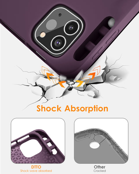 DTTOCASE iPad Pro 11 inch Case, Soft Smart Cover with Pencil Holder for iPad Pro 11-inch 4th/3rd/2nd/1st Generation (2022/2021/2020/2018 Released)，Auto Sleep/Wake, Midnight Blue