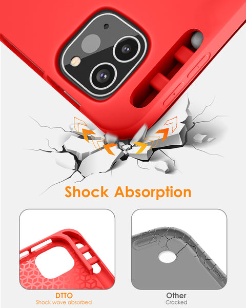 DTTO Case for iPad Pro 11 inch 4th/3rd/2nd/1st Generation 2022/2021/2020/2018, Slim Trifold Stand Soft TPU Back Cover with Built-in Pencil Holder,Also Fit iPad Air 5/4, [Auto Sleep/Wake],Navy Blue