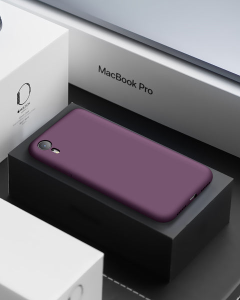 DTTO Compatible with iPhone XR Case, [Romance Series] Silicone Case with Hybrid Protection for iPhone XR 6.1 Inch - Black