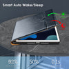 DTTO Rotating Case for iPad 9th/8th/7th Generation 10.2 Inch 2021/2020/2019, 360 Degree Rotating Premium Leather Folio Stand Protective Cover with Pencil Holder - Auto Wake/Sleep and Hand Strap, Brown