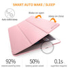 DTTO Case for iPad Mini 4,(Not Compatible with Mini 5th Generation 2019) Ultra Slim Lightweight Smart Case Trifold Stand with Flexible Soft TPU Back Cover for iPad mini4[Auto Sleep/Wake],Navy Blue