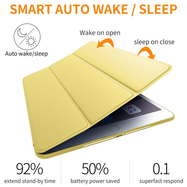 DTTO Case for iPad Mini 4,(Not Compatible with Mini 5th Generation 2019) Ultra Slim Lightweight Smart Case Trifold Stand with Flexible Soft TPU Back Cover for iPad mini4[Auto Sleep/Wake],Navy Blue