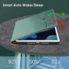 DTTO Rotating Case for iPad 9th/8th/7th Generation 10.2 Inch 2021/2020/2019, 360 Degree Rotating Premium Leather Folio Stand Protective Cover with Pencil Holder - Auto Wake/Sleep and Hand Strap, Brown