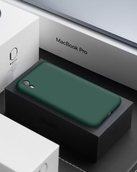 DTTO Compatible with iPhone XR Case, [Romance Series] Silicone Case with Hybrid Protection for iPhone XR 6.1 Inch - Black