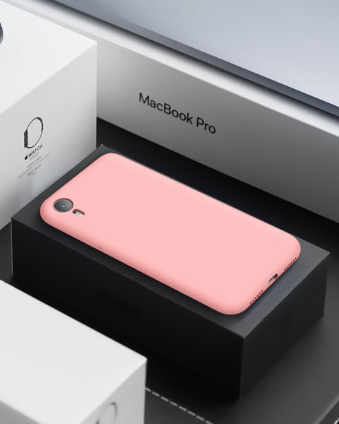 DTTO Compatible with iPhone XR Case, [Romance Series] Silicone Case with Hybrid Protection for iPhone XR 6.1 Inch - Black