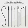 DTTOCASE iPad Pro 12.9 Case 6th / 5th / 4th / 3rd Generation 2022/2021 / 2020/2018,12.9 inch Clear Back Cover[Built-in Pencil Holder,Auto Sleep/Wake,Camera Protection] for iPad Pro-Blue Purple