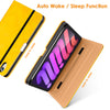 DTTO New iPad Mini 6th Generation Case 8.3 Inch 2021, Premium Leather Business Folio Stand Cover with Built-in Apple Pencil Holder-Auto Wake/Sleep and Multiple Viewing Angles-Black