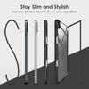 DTTOCASE for iPad Air Case 5th / 4th Generation 10.9 Inch (2022/2020),iPad Pro 11 Inch Case with Transparent Shockproof Back Cover[Built-in Pencil Holder,Auto Sleep/Wake,Camera Protection]-Blue Purple