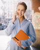 DTTO iPad 9th/8th/7th Generation 10.2 Inch Case 2021/2020/2019, Premium Leather Business Folio Stand Cover with Built-in Apple Pencil Holder - Auto Wake/Sleep and Multiple Viewing Angles, Blue