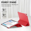 DTTO iPad Air Case 5th / 4th Generation 10.9 Inch, Hard Back, Sparkled and Sheen Front Cover for iPad Air 10.9" 5th / 4th Gen 2022 2020, Support 2nd Gen Pencil, Auto Sleep/Wake - Snow Blue