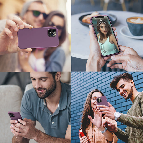 DTTO Compatible with iPhone 12/12 Pro Case,Shockproof Silicone [Romance Series] Cover [Enhanced Camera and Screen Protection] with Honeycomb Grid Cushion for iPhone 12 6.1” 2020,Midnight Green