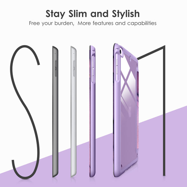 DTTOCASE Slim Clear Case for iPad Mini 4 5 3 2 1 (7.9 inch),TPU Shockproof Frame Cover[Support Auto Sleep/Wake] for iPad Mini 1st 2nd 3rd 4th 5th Generation - Rose Gold