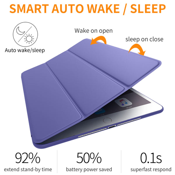 DTTO Case for iPad Mini 4,(Not Compatible with Mini 5th Generation 2019) Ultra Slim Lightweight Smart Case Trifold Stand with Flexible Soft TPU Back Cover for iPad mini4[Auto Sleep/Wake],Navy Blue