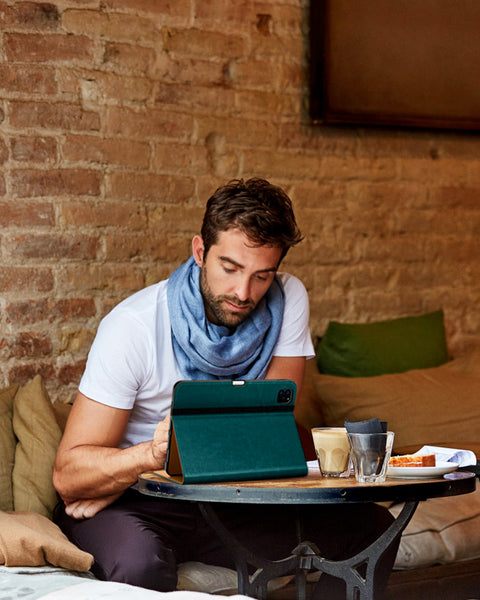 DTTO iPad Pro 12.9 6th / 5th / 4th / 3rd Generation Case 2022/2021/2020/2018, Premium Leather Folio Stand Cover with Built-in Apple Pencil Holder -Auto Wake/Sleep and Multi Viewing Angles,Brown