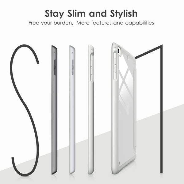 DTTOCASE Slim Clear Case for iPad Mini 4 5 3 2 1 (7.9 inch),TPU Shockproof Frame Cover[Support Auto Sleep/Wake] for iPad Mini 1st 2nd 3rd 4th 5th Generation - Rose Gold