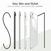 DTTOCASE iPad 10th Generation Case 2022, iPad 10.9 Inch Case with Clear Transparent Back and TPU Shockproof Frame Cover [Built-in Pencil Holder, Support Auto Sleep/Wake] -Black