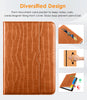 DTTOCASE iPad 10th Generation Case 2022, Crocodile iPad 10.9 Inch Leather Smart Folio Cover with Pencil Holder and Hand Strap, Support Auto Sleep/Wake,ID Touch,Multiple Viewing Angles-Forest Green