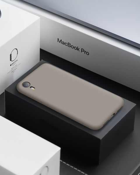 DTTO Compatible with iPhone XR Case, [Romance Series] Silicone Case with Hybrid Protection for iPhone XR 6.1 Inch - Black