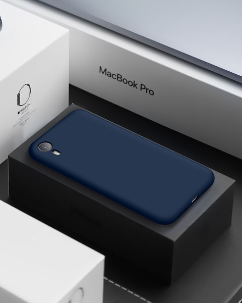 DTTO Compatible with iPhone XR Case, [Romance Series] Silicone Case with Hybrid Protection for iPhone XR 6.1 Inch - Black