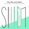 DTTOCASE for iPad 6th / 5th Generation 9.7 inch Case (2018/2017), iPad Air 2 & 1 (2014/2013) Case, Clear Back, Smart Cover [Built-in Pencil Holder, Auto Sleep/Wake] - Rose Gold