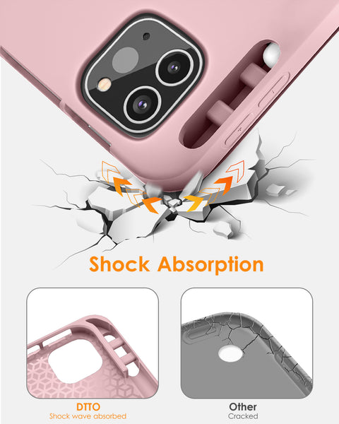 DTTOCASE iPad Pro 11 inch Case, Soft Smart Cover with Pencil Holder for iPad Pro 11-inch 4th/3rd/2nd/1st Generation (2022/2021/2020/2018 Released)，Auto Sleep/Wake, Midnight Blue