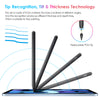 DTTO Stylus Pen for Apple iPad 10th/9th/8th/7th/6th Generation, Pro 11 Inch, Pro 12.9 Inch 6th/5th/4th/3th Gen, Mini 6th/5th Gen, iPad Air 5th/4th/3rd Gen, Palm Rejection, Light Blue