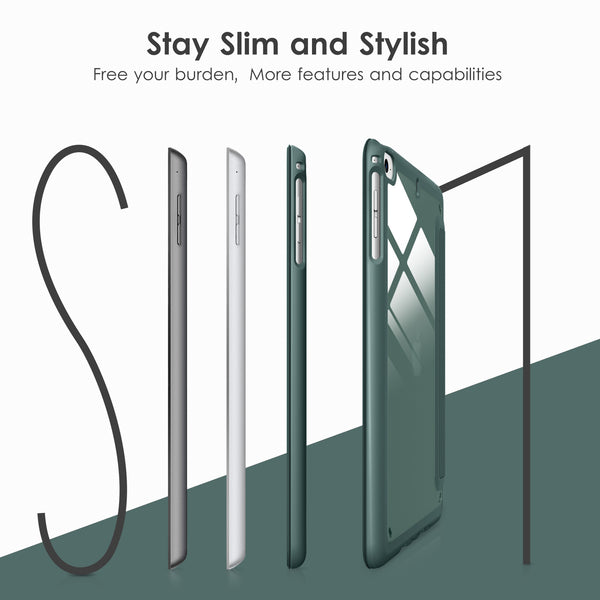 DTTOCASE Slim Clear Case for iPad Mini 4 5 3 2 1 (7.9 inch),TPU Shockproof Frame Cover[Support Auto Sleep/Wake] for iPad Mini 1st 2nd 3rd 4th 5th Generation - Rose Gold