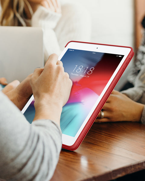 DTTO for iPad Air 1st Edition Case, (NOT for iPad Air 2 and Air 3) Ultra Slim Lightweight Smart Trifold Stand with Flexible Soft TPU Back Cover [Auto Sleep/Wake], Navy Blue