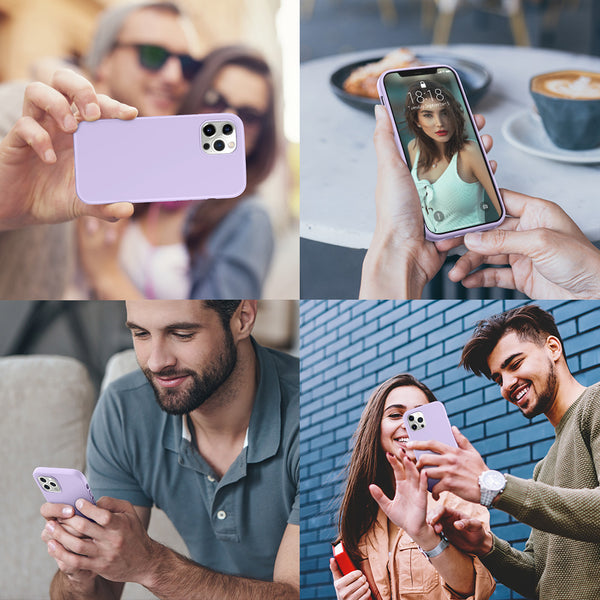 DTTO Compatible with iPhone 12/12 Pro Case,Shockproof Silicone [Romance Series] Cover [Enhanced Camera and Screen Protection] with Honeycomb Grid Cushion for iPhone 12 6.1” 2020,Midnight Green