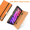 DTTO New iPad Mini 6th Generation Case 8.3 Inch 2021, Premium Leather Business Folio Stand Cover with Built-in Apple Pencil Holder-Auto Wake/Sleep and Multiple Viewing Angles-Black