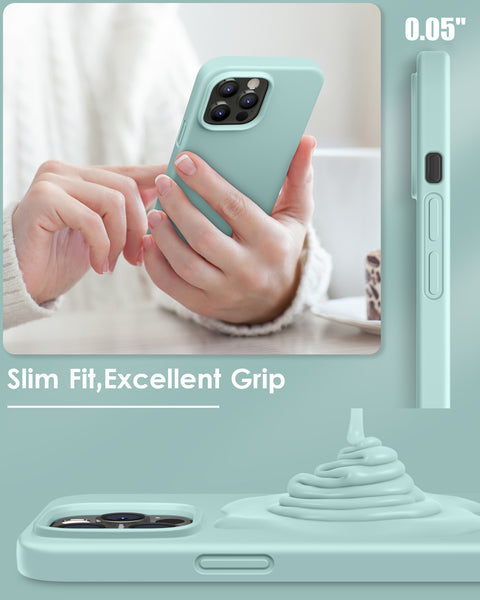 DTTO Compatible with iPhone 14 Pro Max Case, Ultra Slim Soft Premium Liquid Silicone [Military Grade Drop Protection] Full-Body Protective Bumper Phone Case for iPhone 14 Pro Max 6.7"(2022)- Orange