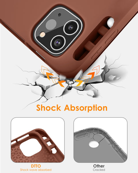 DTTOCASE iPad Pro 11 inch Case, Soft Smart Cover with Pencil Holder for iPad Pro 11-inch 4th/3rd/2nd/1st Generation (2022/2021/2020/2018 Released)，Auto Sleep/Wake, Midnight Blue