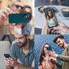 DTTO Compatible with iPhone 12/12 Pro Case,Shockproof Silicone [Romance Series] Cover [Enhanced Camera and Screen Protection] with Honeycomb Grid Cushion for iPhone 12 6.1” 2020,Midnight Green