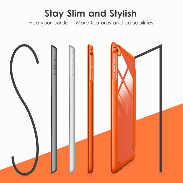 DTTOCASE Slim Clear Case for iPad Mini 4 5 3 2 1 (7.9 inch),TPU Shockproof Frame Cover[Support Auto Sleep/Wake] for iPad Mini 1st 2nd 3rd 4th 5th Generation - Rose Gold