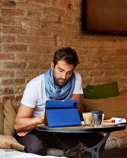 DTTO iPad Pro 12.9 6th / 5th / 4th / 3rd Generation Case 2022/2021/2020/2018, Premium Leather Folio Stand Cover with Built-in Apple Pencil Holder -Auto Wake/Sleep and Multi Viewing Angles,Brown