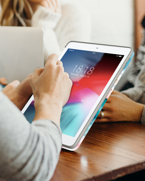 DTTO for iPad Air 1st Edition Case, (NOT for iPad Air 2 and Air 3) Ultra Slim Lightweight Smart Trifold Stand with Flexible Soft TPU Back Cover [Auto Sleep/Wake], Navy Blue