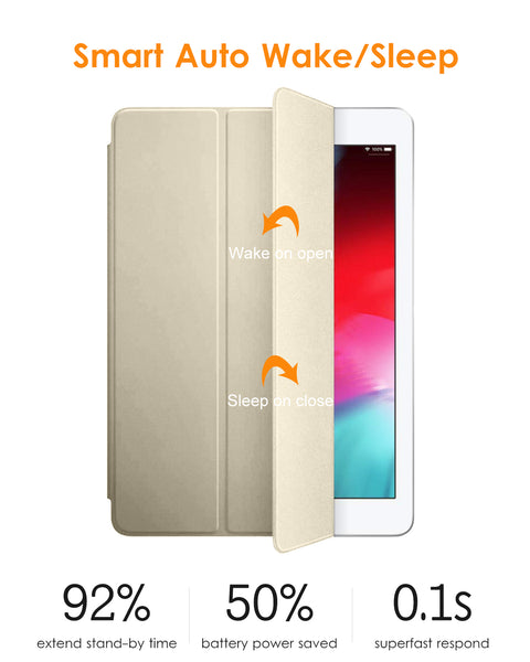 DTTO for iPad 9.7 Case 2018 iPad 6th Generation Case / 2017 iPad 5th Generation Case, Slim Fit Lightweight Smart Cover with Soft TPU Back Case for iPad 9.7 2018/2017 [Auto Sleep/Wake] - Navy Blue