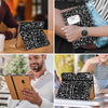 DTTO iPad Air 5th Generation Case (2022) / iPad Air 4th Generation Case (2020) 10.9 Inch, Premium Leather Business Folio Stand Cover with Pencil Holder [2nd Pencil Charging] for iPad Air 5/4, Brown
