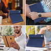 DTTO iPad Air 5th Generation Case (2022) / iPad Air 4th Generation Case (2020) 10.9 Inch, Premium Leather Business Folio Stand Cover with Pencil Holder [2nd Pencil Charging] for iPad Air 5/4, Brown