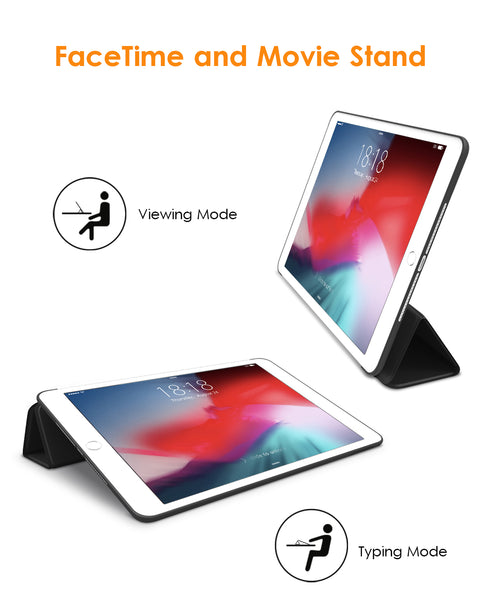 DTTO for iPad Mini 5th Generation 2019 Case, [Gentle Series] Smart Cover Trifold Stand Soft Back Cover for iPad Mini 5th Gen 2019/iPad Mini 4 2015 [Auto Sleep/Wake], Mint Green