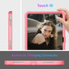 DTTO Case for iPad 10th Generation 10.9 Inch 2022 Release, iPad Case with Kickstand and Built-in Screen Protector, Durable Shockproof Full Body Protective Cover for Apple iPad 10.9 Inch - Black